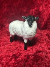Vintage Beswick Black Faced Lamb Sheep Figurine Ceramic Ornament Collectable