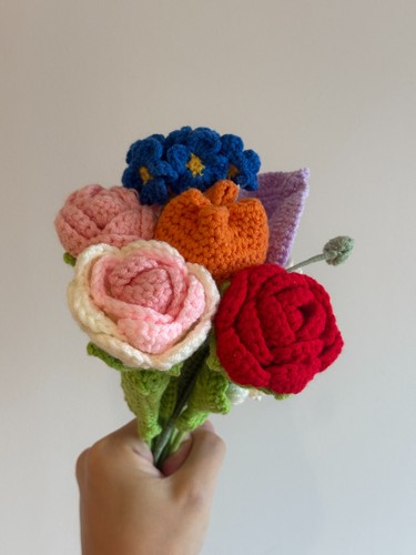 Handmade crochet flower - handmade,