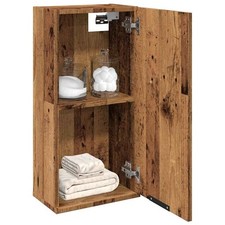 Wall Bathroom Cabinet Old Wood