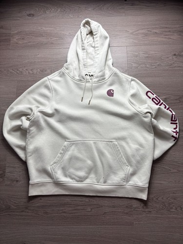 Carhartt cream hoodie purple - carhartt,