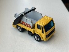 Matchbox MB45 Ford Cargo Skip Truck Yellow With Metal Skip Vintage 1987-90