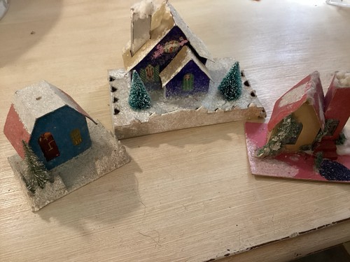 Vintage christmas houses - 3,