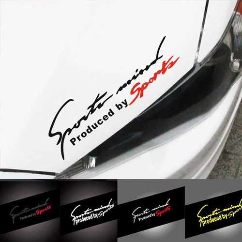 Sports racing car decal - racing,