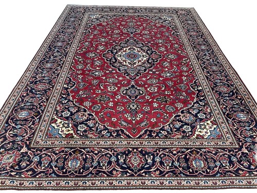 Oriental carpet hand knotted