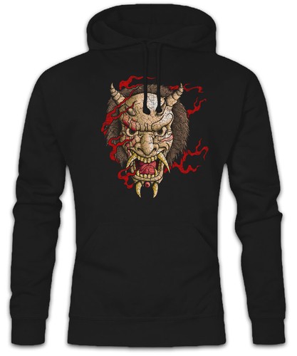Oni mask hoodie - oni, i