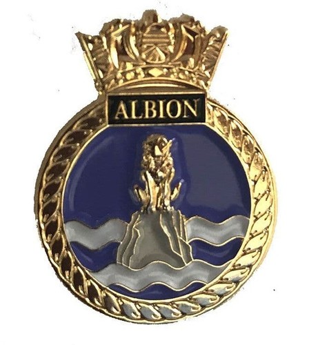 Hms albion lapel - lapel, pin