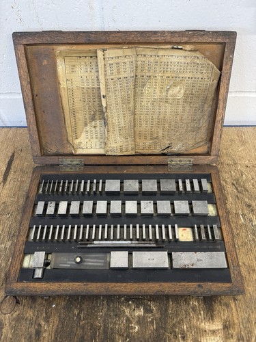 Letter slip gauges full - slip,