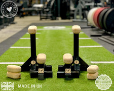 Handstand Canes Set, Gift for Gymnast: Acro, Calisthenics, Yoga Blocks - Black