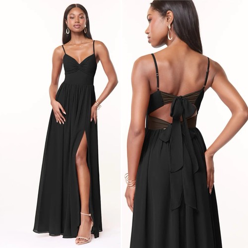 Nwt azazie zeya - azazie, chiffon