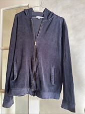 Sunspel Zip Up Navy Blue