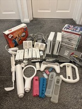 Nintendo Wii Job Lot, 2 Fully Working Consoles. 15 Games Lots Of Accessories