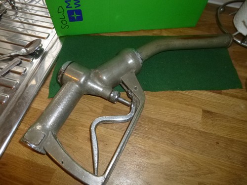 Vintage petrol pump - pump, nozzle