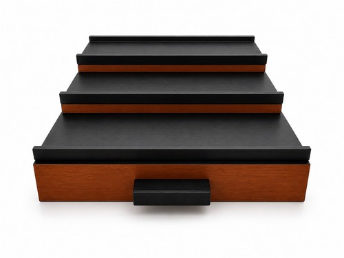 Tier wooden perfume - wooden, stand