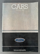 Ford Cars Brochure 1985 FA221/104 Fiesta Escort Orion Sierra Capri Granada