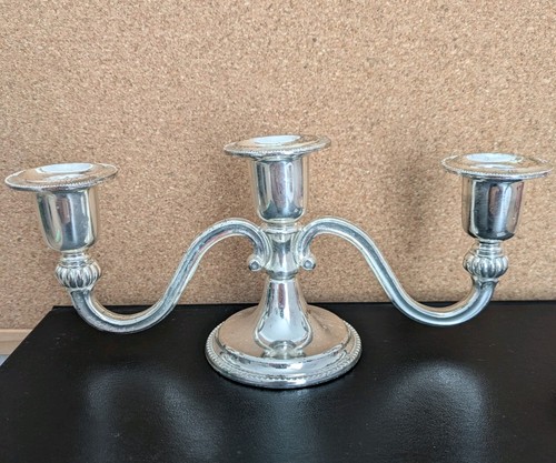 Vintage silver plated light - plated, 3-light