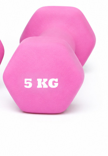 Neoprene dumbbells 5kg - neoprene,