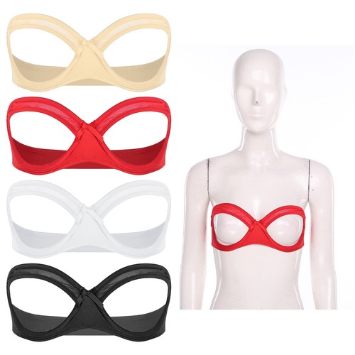 Womens sexy open nipple - womens, bra