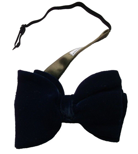 Bow tie vintage velvet - velvet, mens