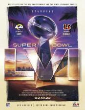 * 2022 NFL SUPER BOWL 56 LVI - OFFICIAL STADIUM PROGRAMME - RAMS v BENGALS *