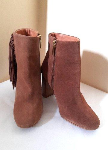Topshop tan suede leather - tan,