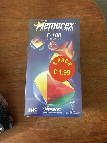 Memorex shq 180 vhs - memorex,