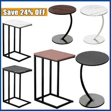 C-Shaped Sofa Side End Table
