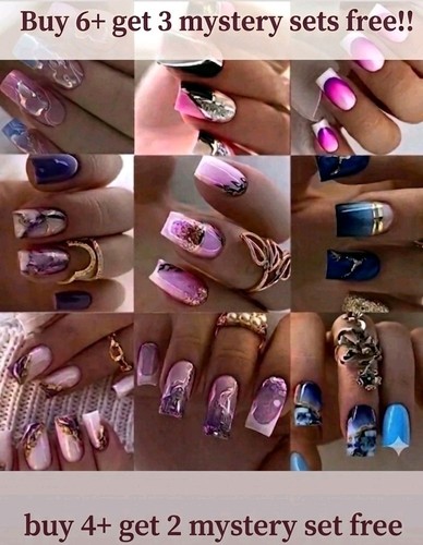 False nails 24pcs - false,