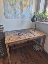 *DESK*TABLE*ARTIST*STUDIO*IKEA*INCLUDES DESK LAMP