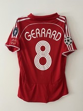 Retro Liverpool 2007 Champions League Final Shirt Gerrard