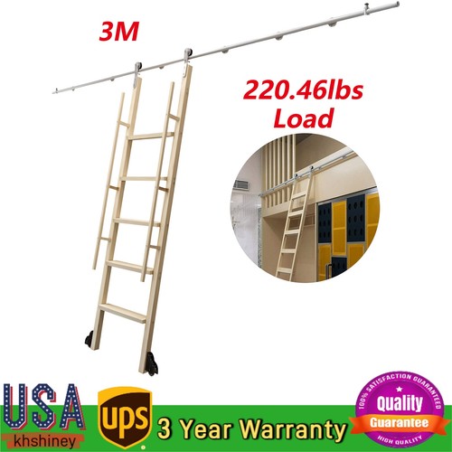 Stainless rolling ladder - stainless,