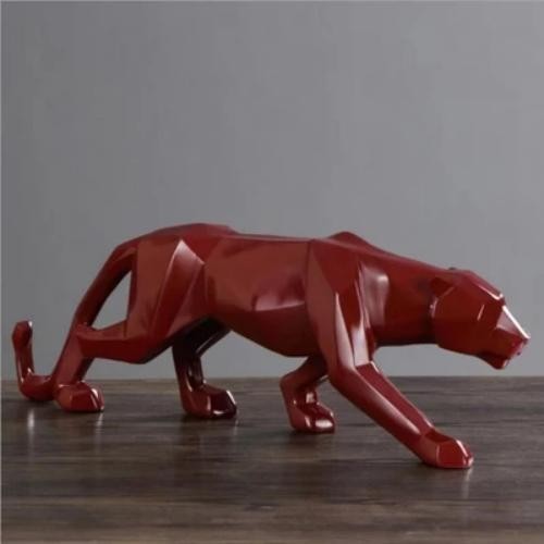 Panther statue animal figurine - panther,