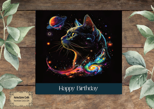 Cat 037 animal birthday - 037, card
