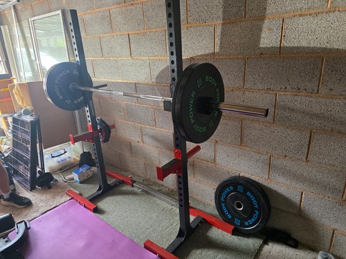 Squat rack and olympic - rack,