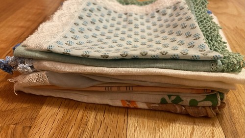 Vintage hankies mixed lot - mixed, 10
