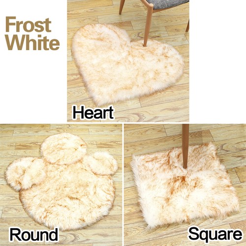 Faux fluffy sheepskin wool - faux,
