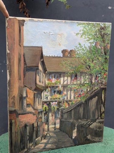 Rare oil canvas now - canvas, of