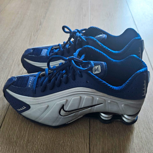 Nike shox blue - shox, blue/silver/black