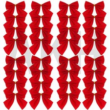 CHRISTMAS TREE BOWS Glitter