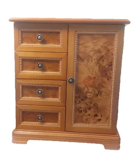 Large wooden jewellery box - large,
