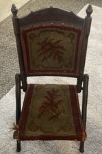 Antique needlepoint tapestry - antique,