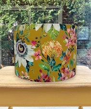 Mustard Floral Velvet