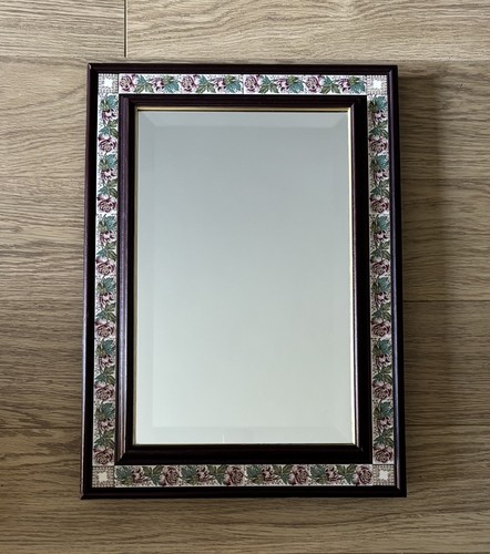 Vintage tiled edge wood frame - vintage,