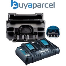Makita DC18RD 240v 18v Dual Port Fast Battery Charger + Makpac 3 Case Inlay