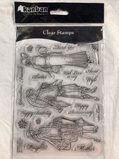 Kanban Clear Stamps- Ladies