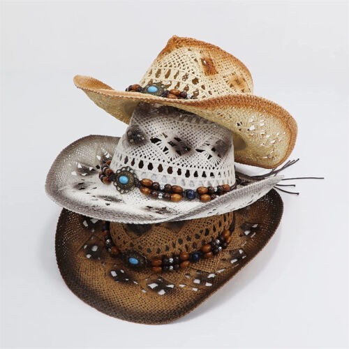Straw cowboy hat summer - cowboy, sun