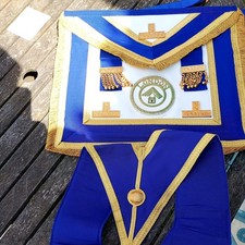 Freemason apron sash - &,