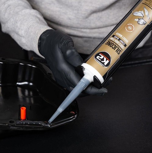 Gasket maker black silicone - gasket,