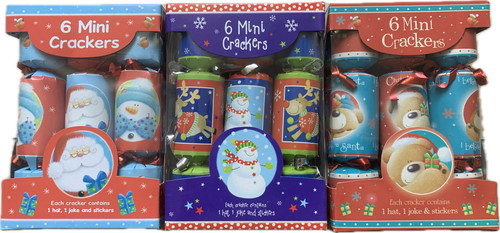 Kids mini christmas crackers - kids,