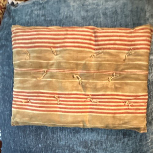 Vintage red beige striped - red/beige,