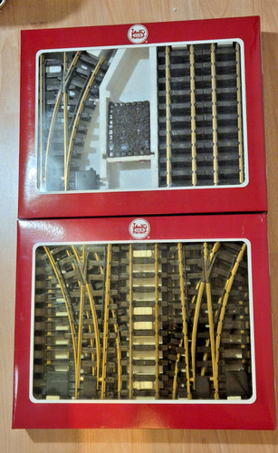 Lgb gauge station track set - station,